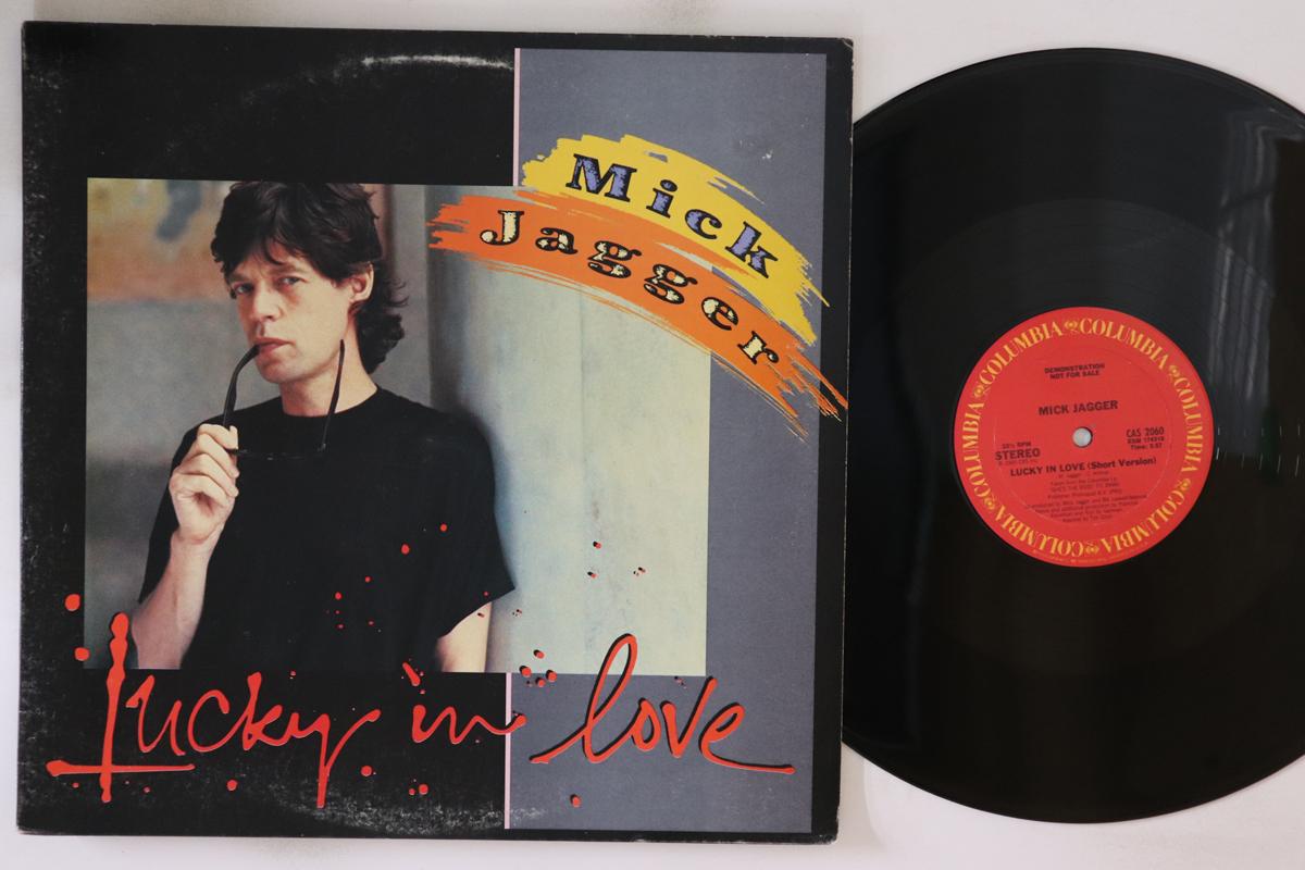 

12inch Record MICK JAGGER - Lucky In Love CAS2060 COLUMBIA 1985 US Rock Used