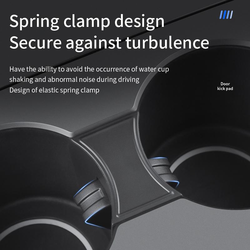 Limitator de suport pentru pahare de apă auto cu control central pentru Tesla Model 3 Model Y Suport fix pentru sticle de băutură pentru interiorul mașinii