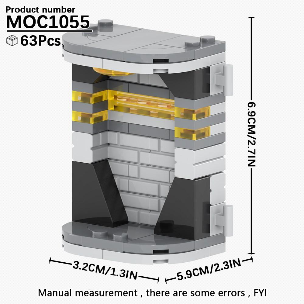 MOC Stand Movie Anime Military Action Figure Display Stands Box Blocks Compatible 75257 05007 75105 High-Speed Championed Block Bricks Toys Playsets