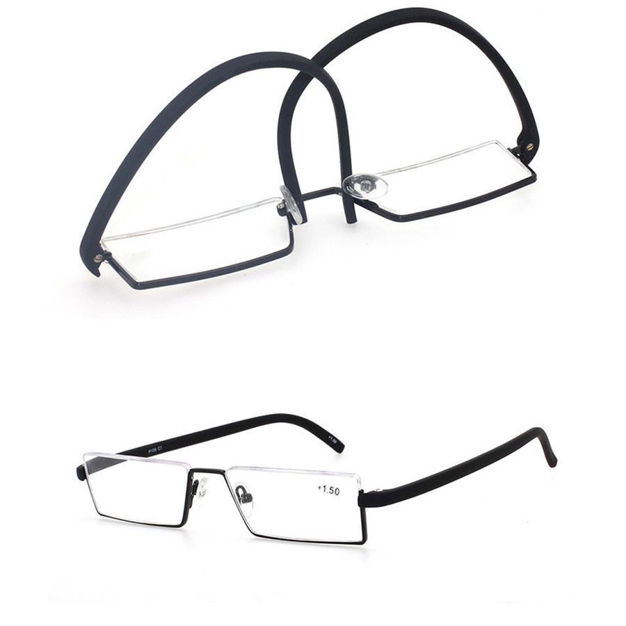 Men Women Reading Glasses Half Rim Computer Reader Eyeglass Computer PC Work Eyewear With Case +1.00 1.25 1.50 1.75 +2.0 2.25 2.50 2.75 3.00 3.50 4.00
