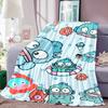 Cartoon Cute HANGYODON Soft Flannel Blanket Bedroom Sofa Picnic, Outdoor Leisure Gift BlanketW-1