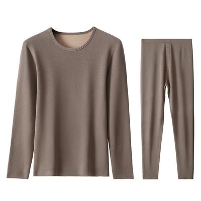 Yiershuang Men's Merino Wool & Silk Blend Thermal Underwear Set