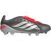 Adidas Predator Elite Fabric FT FG Comfortable Fit Low Top Kids Football Shoes Kids Football Shoes Iron-Grey JR3311