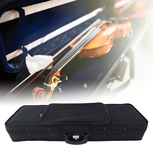 4/4 Violin Case, Violin Cover with Hygrometer, Protective Case, Portable Violin Case
