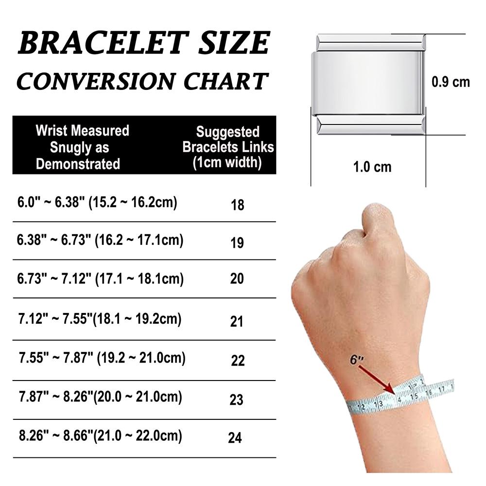 Braccialetti Charm Italiani Fai da Te Catena di Base Bracciale in Acciaio Inossidabile Moduli Assemblati Versatili Regalo Ideale 9mm Universale Dropshipping