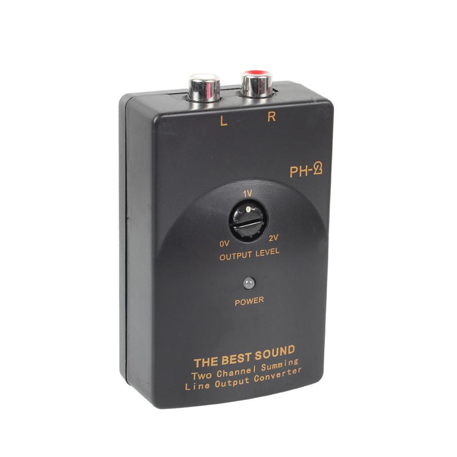 Profesionální automobilový audio převodník High to Low 0-2V Level Summing Line Output Kit