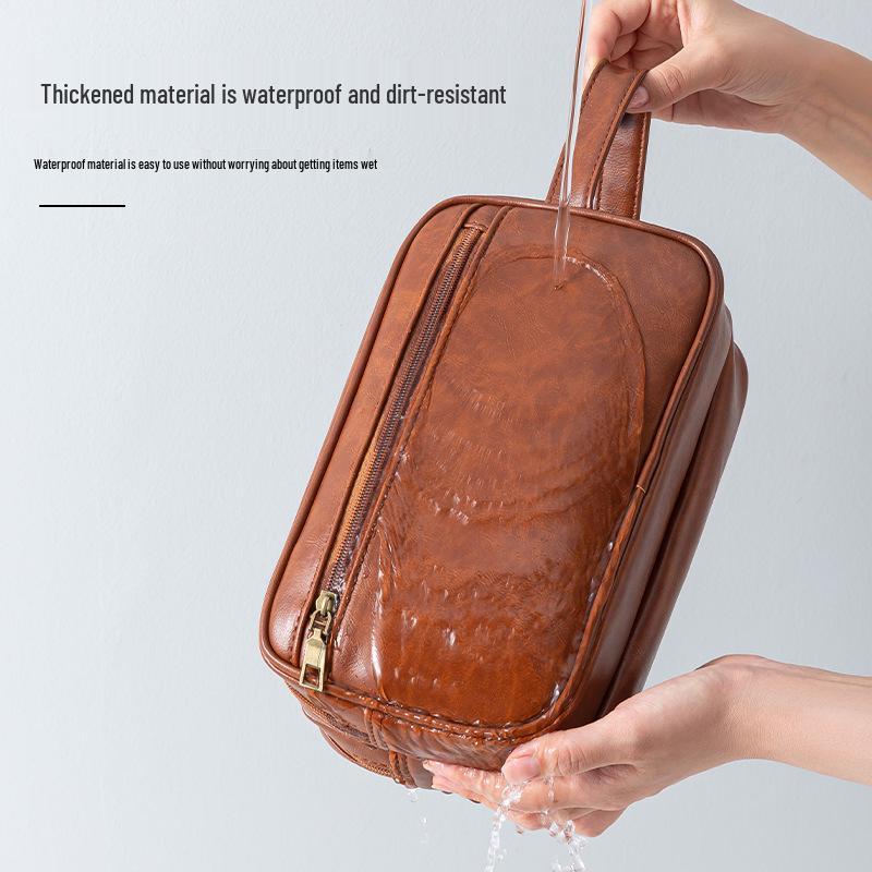 Men's High-Capacity Waterproof Toiletry Bag - Cross-Border Travel, Multifunctional & Durable