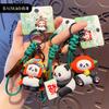 Originale Sichuan Wind Panda Serie Schlüsselanhänger weiblich niedliche Harzpuppe Schlüsselanhänger Schultaschenanhänger