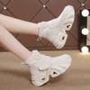 Snow boots women's short boots 2025 autumn and winter new velvet women's shoes versatile thick-soled muffin thickened warm cotton shoes