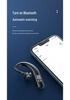 F19 Wireless Bluetooth Ear-Hook Sport Earphone with Noise Cancellation & Digital Display, Single Ear, 5.2