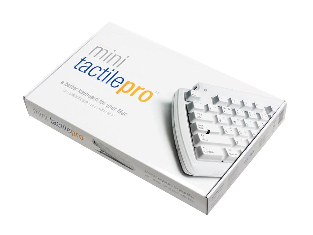 Matias Mini Tactile Pro keyboard for Mac English layout USB white