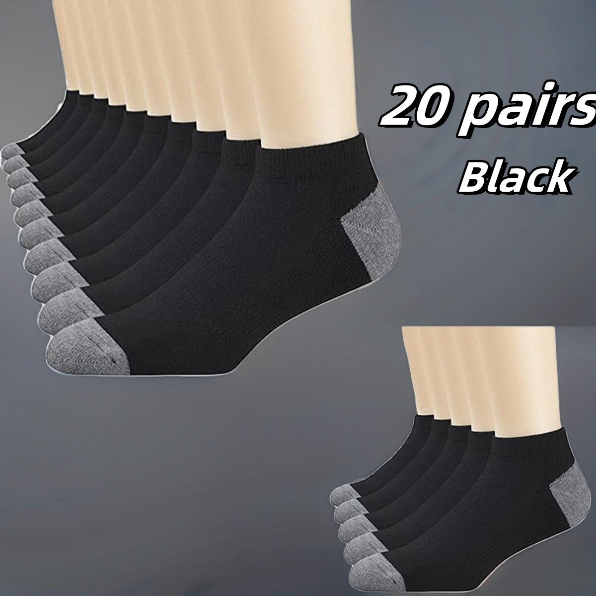 

1/5 /10/20 пар мужских простых цветных носков-подкладок, удобные дышащие мягкие впитывающие пот носки для мужчин на открытом воздухе One Size