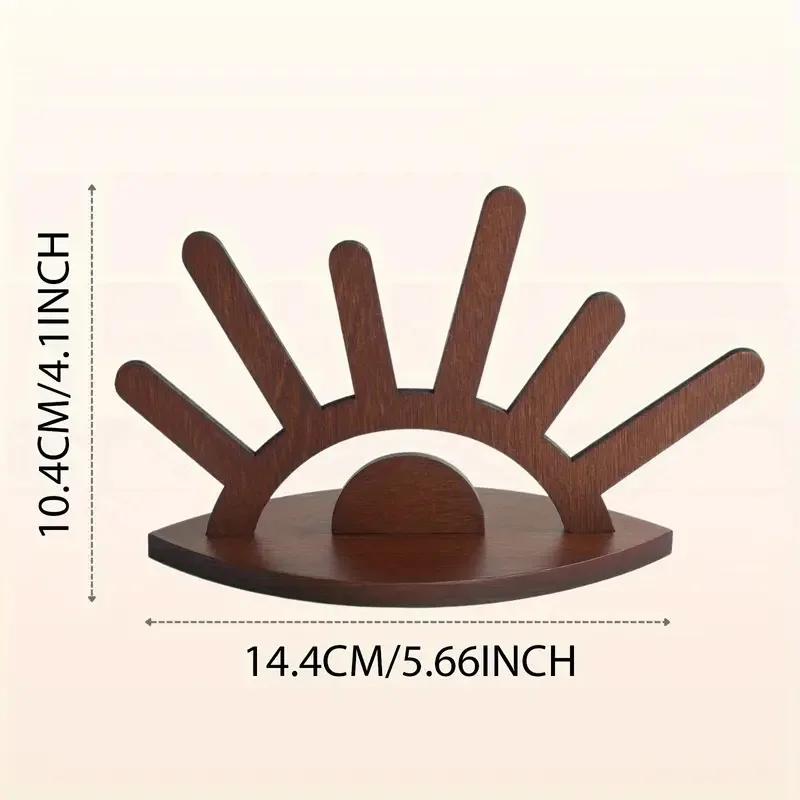 

A Top Quality Creative Wooden Jewelry Display Stand Rings Holder Handcrafted Organizer for Necklaces Earrings Home Decor Gift