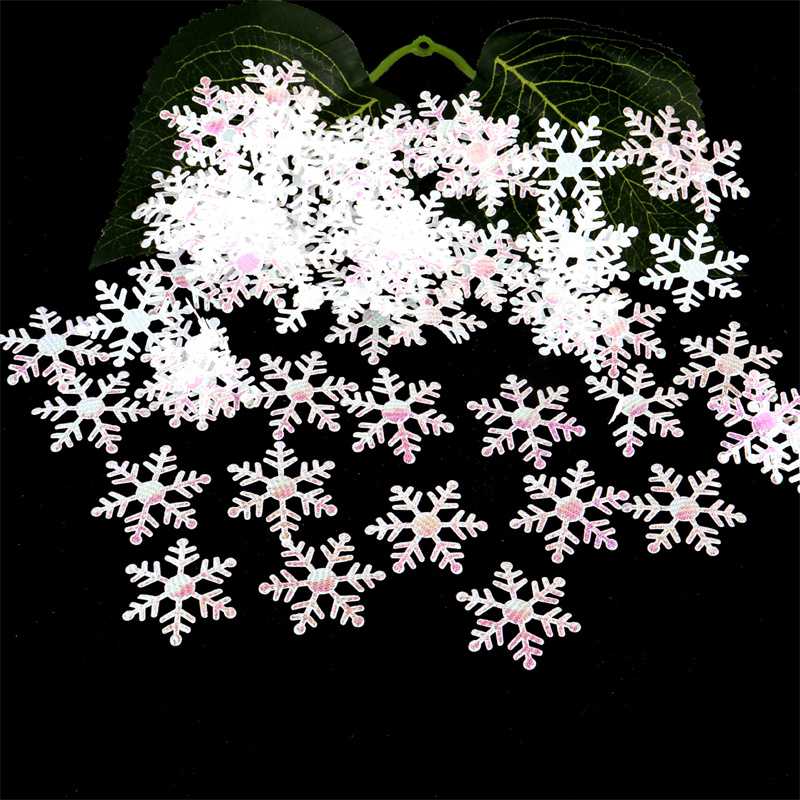 Christmas Decoration Snowflake Wedding Party Throwing Paper Scrap DIY Fake Snowflake Christmas Accessories