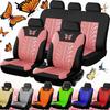 New 1/9PCS Universal Car Seat Covers Butterfly Embroidery Car Cushion Car Seat Protector Car Accessories