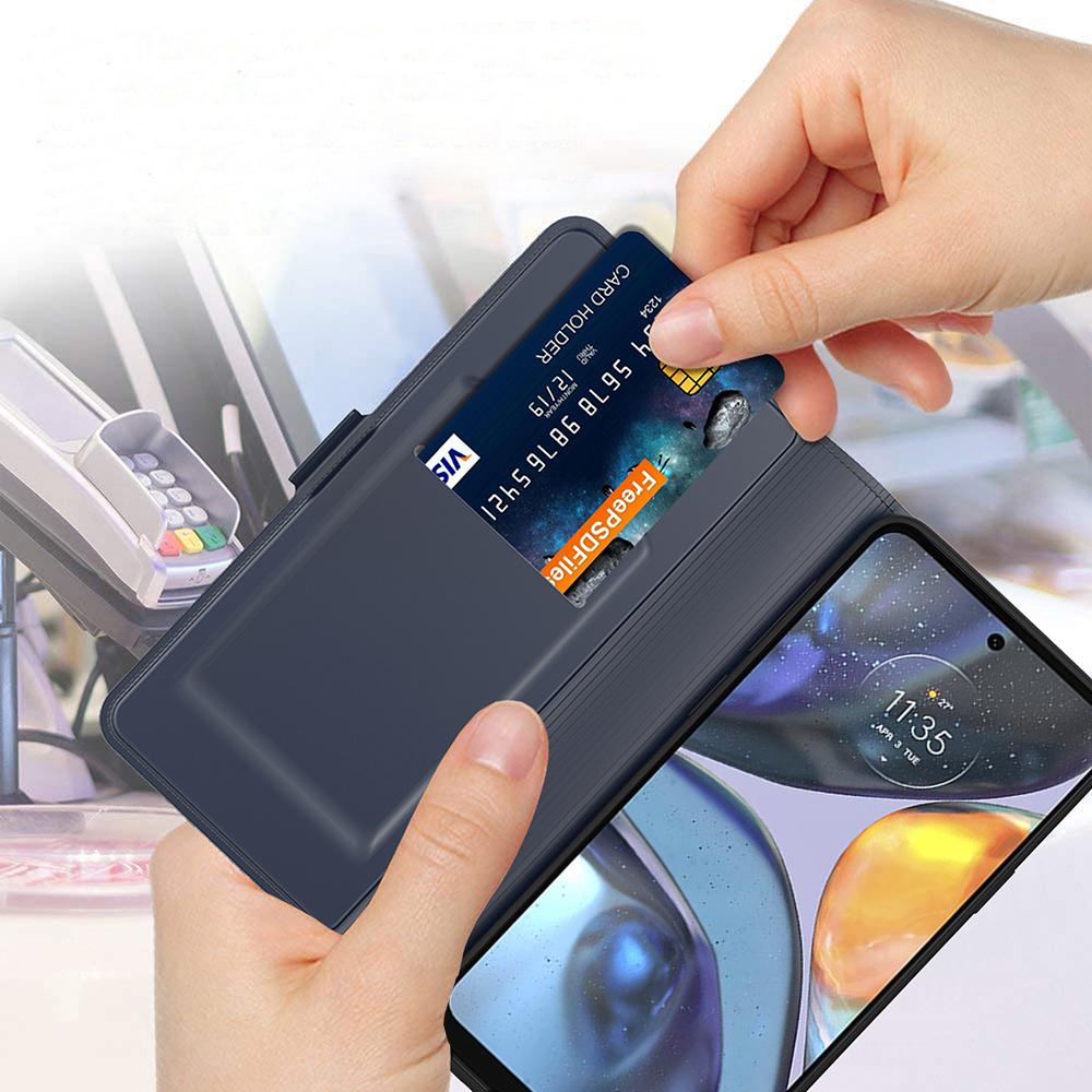 For Motorola Edge 40 Neo 5G Leather Case TPU Inner Shell Phone Cover