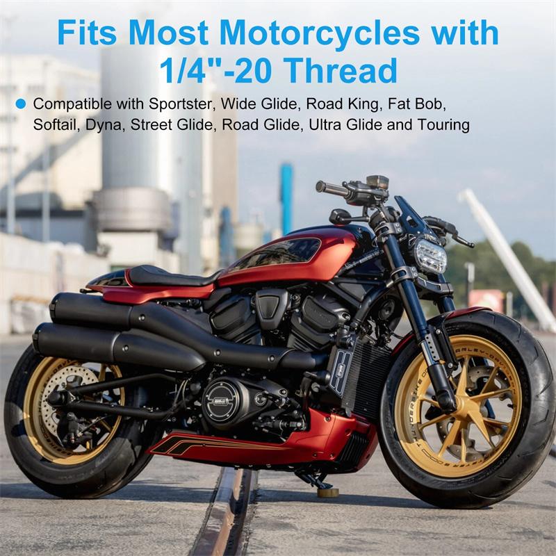 4X Quick Release Rear Fender Seat Bolt Nut Kit Motorcycle Mount Screw For Harley Sportster Xl Softail Fl Dyna Street Bob Road