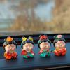 Resin Car Cute Doll Ornament Art Craft Tang Dynasty Woman Figurine  Cabinet