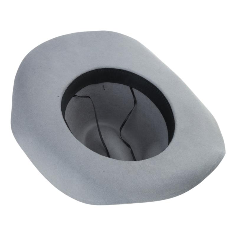 Chapéu Homburg de Lã Chapéu Exótico para Mulheres Homens Adereços para Fotos Western para Homens Mulheres Uso Unissex Chapelaria