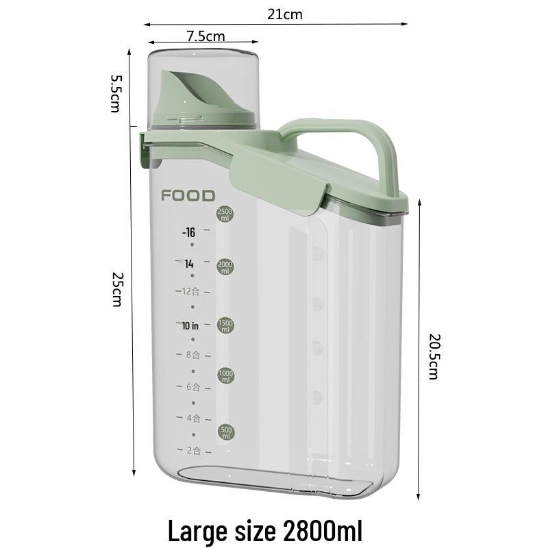 Airtight Pet Food Storage Bucket for Cats & Dogs - Moisture-Proof, Freeze-Dried and Snack Storage Container.