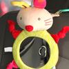Baby Facing Mirror Cartoon Shape Adjustable Plush Car Baby Rearview Adjustable Safety Seat Mirror for Kids
