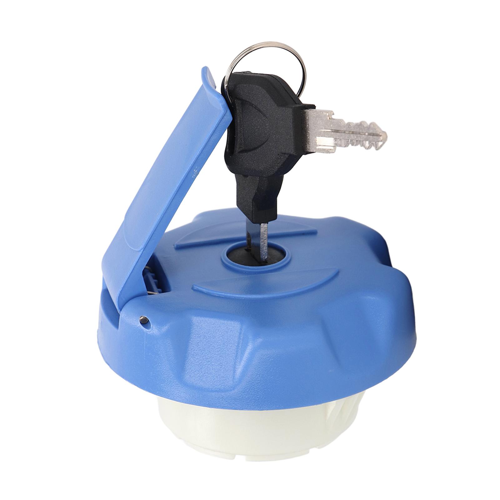 

Truck Fuel Tank Cap with Keys 7421075531 Blue Sealing Gas Tank Replacement for Kerax 1997 ‑ 2013