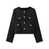 Fashion Style 2024 Autumn New Arrival Women's Easiest for Match Slim Looking Classic Style Gold Button Short Outwear 8630555
