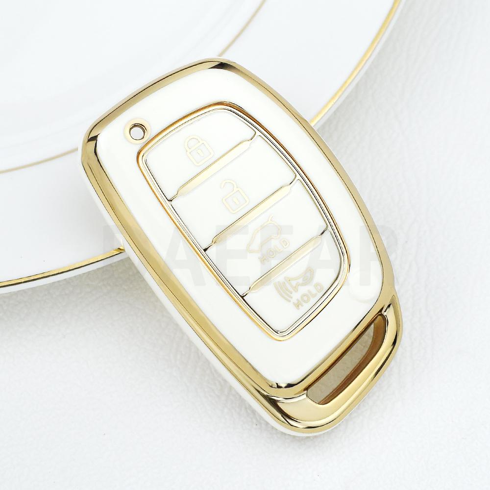 TPU Car Remote Key Case Cover for Hyundai Tucson Ix35 Ix45 I10 I30 I40 Santa Fe Rena Sonata Elantra Creta Shell Fob Accessories