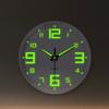 20cm Luminous Wall Clock No Punch Wall Clock for Home Use Silent Movement Easy To Read Glow-in Dark Clock For Living Room Clock