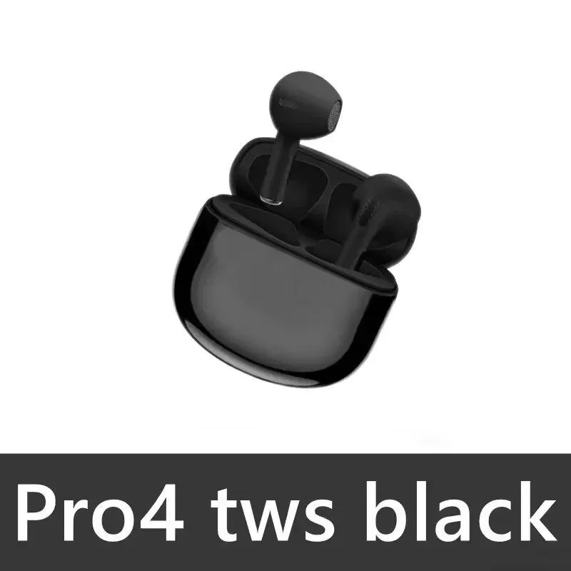 

Pro4 TWS Bluetooth Earphone 9D Stereo Wireless Headphone In-Ear HiFi Earbud HandsFree Headset With Microphone For Xiaomi iPhone чорний