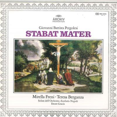LP-Aufnahme MIRELLA FRENI, TERESA BERGANZA, ETT - Pergolesi: Stabat Mater MA5095 ARCHIV Japan Obi Klassisch Gebraucht