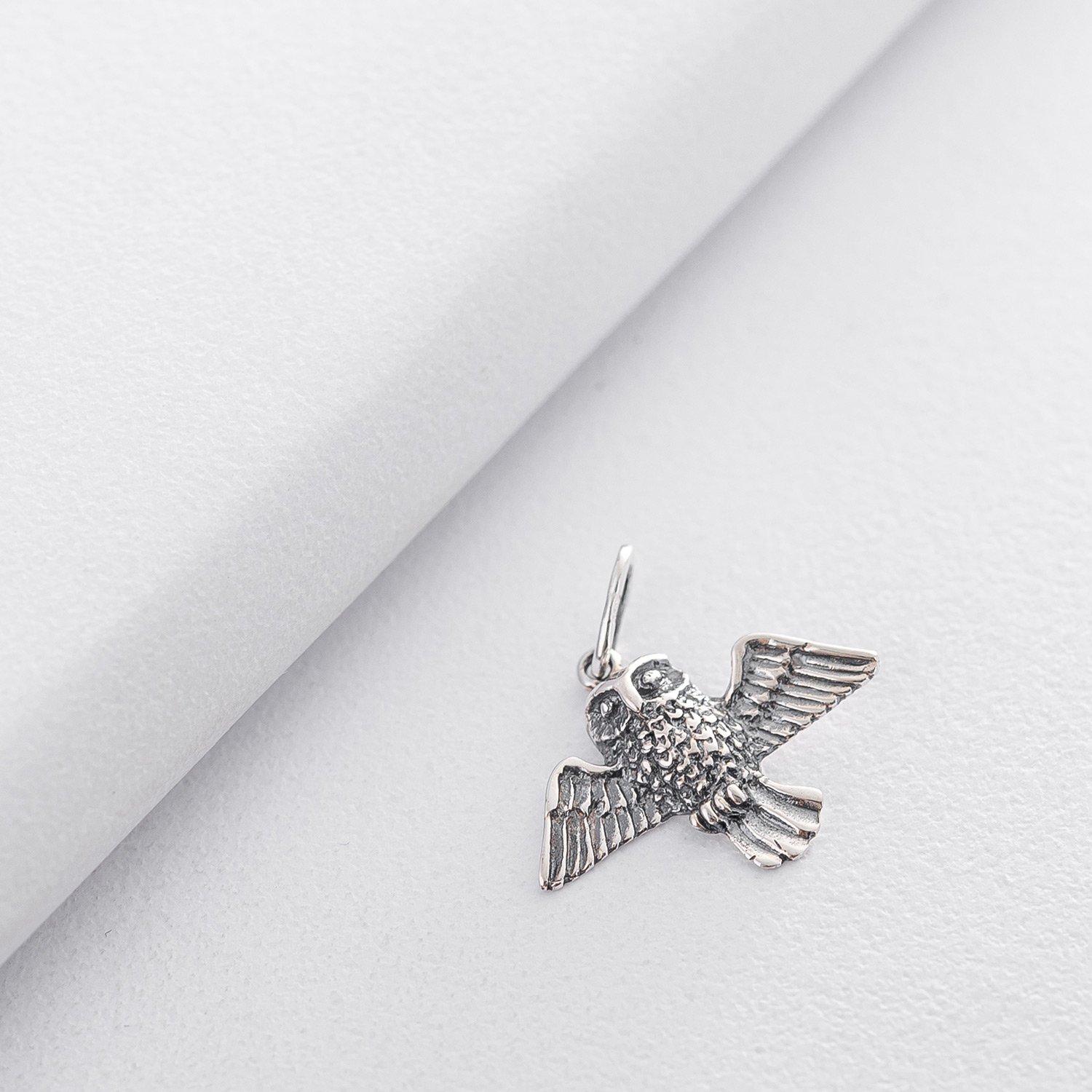 

Срібна підвіска Сова Oniks срібний