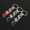 Car Styling Metal Keychain Badge Key Ring Accessories For Volkswagen VW R Golf Tiguan Jetta T-ROC Passat GTI Caddy Touran Arteon Mo0 8w