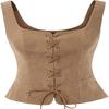 Women's Renaissance Pirate Vest Corset Costume
