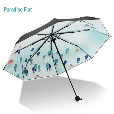 Tiangtang UV-Schutz 3-fach faltbarer Regenschirm