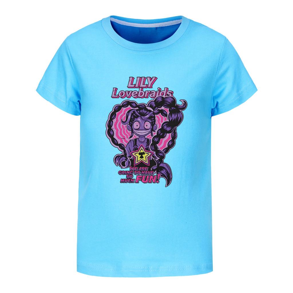 5581 Multi-Color Girls Lily Lovebraids Short Sleeves T-Shirt