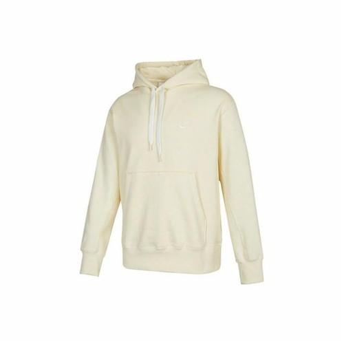 

Nike Solid Color Embroidered Logo Hoodie Casual Sports Sweatshirt for Men EU XL білий
