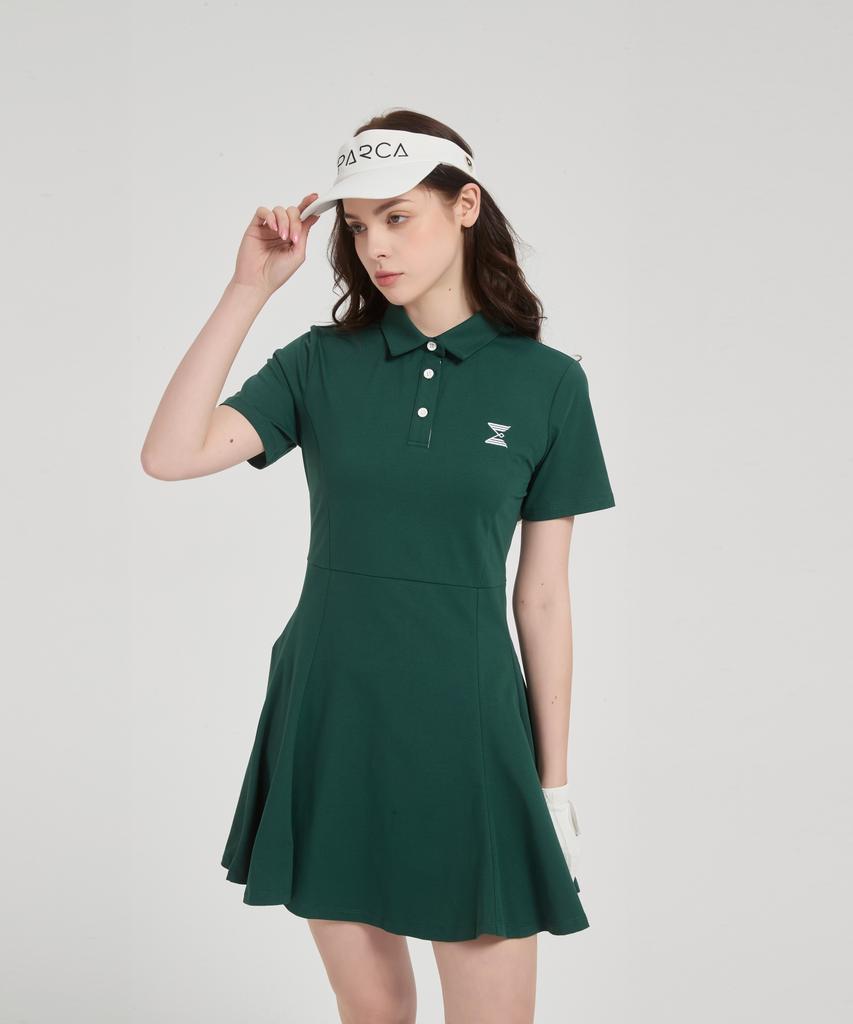 I Parka Olive Short Sleeve Dress