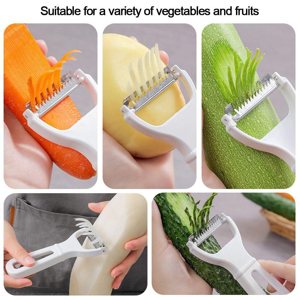 Ergonomic Fruit Peelers Non-slip Handle Vegetable Tools Useful Vegetable Peeler  Kitchen Gadgets