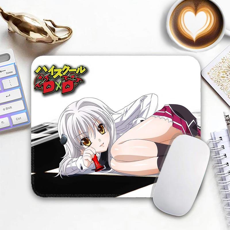 

Anime Mouse Pad Small Gaming Mousepad DxD Hero Toujou Koneko Gamer Standard HD MousePads PC Compact Non-Slip Office Mousemat 26x21cm