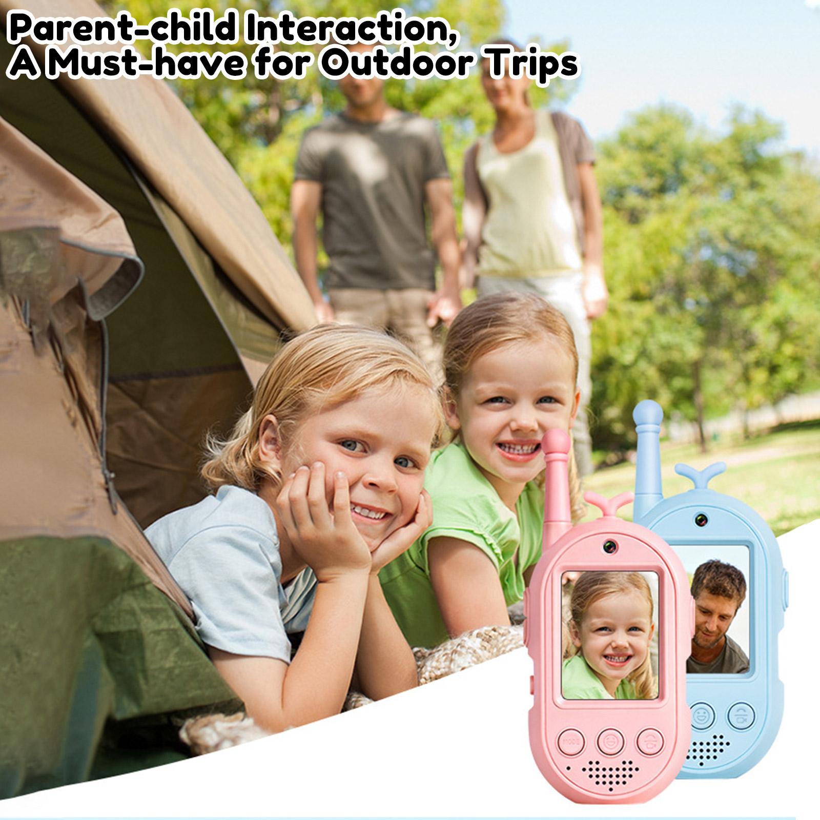 Kids  Video Walkie-Talkie - 2-Pack, Rechargeable Video Walkie-Talkie, Long-Range Indoor/Outdoor Toy, Birthday Gift For Boys And Girls Aged 3-12 One Size