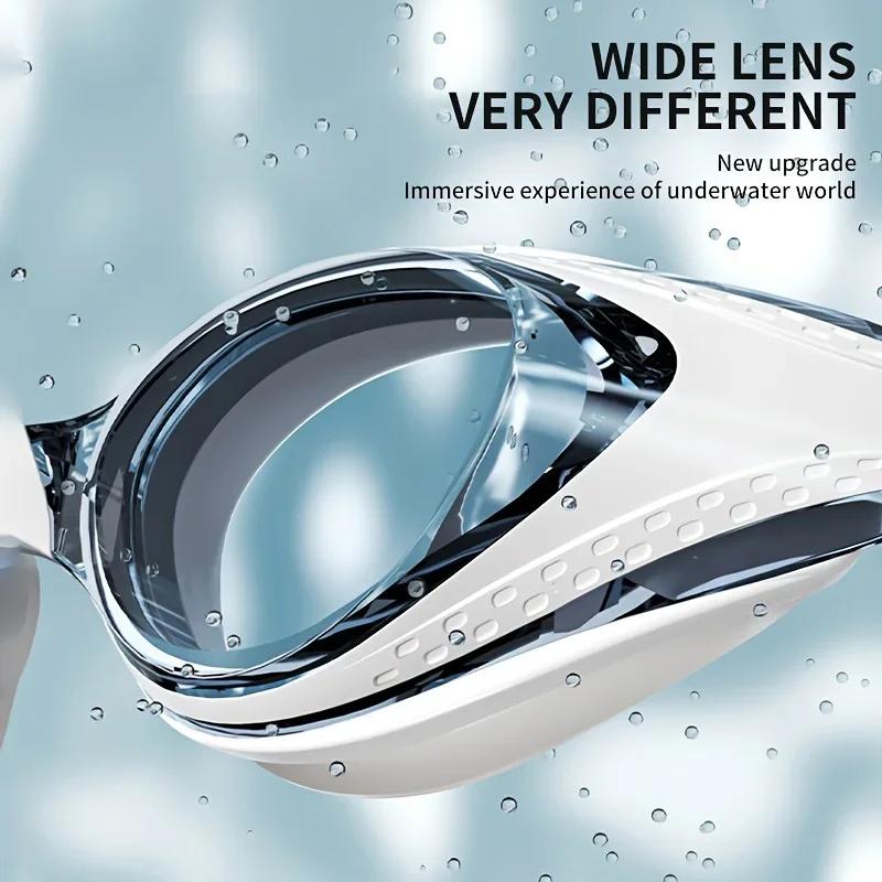 High Performance Waterproof Adult SwimGoggles Anti  Fogging Shielded Comfort - Fit Goggles Pool Water Swimming Sports Eyewear