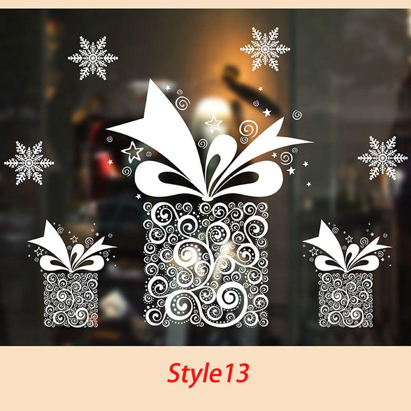 Timeless Design Removable Santa Claus Window Door Wall Sticker Vinyl Decal For Xmas Home Decor