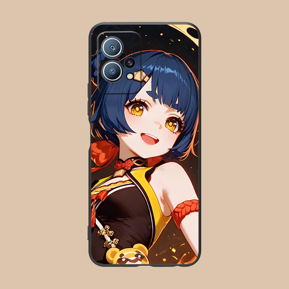

Game GI Xiangling Matte TPU Mobile Phone Case for Huawei P60 P50 P40 P30 P20 P10 P9 P8 Pro Lite Plus Colorful Printing Cover Huawei P8