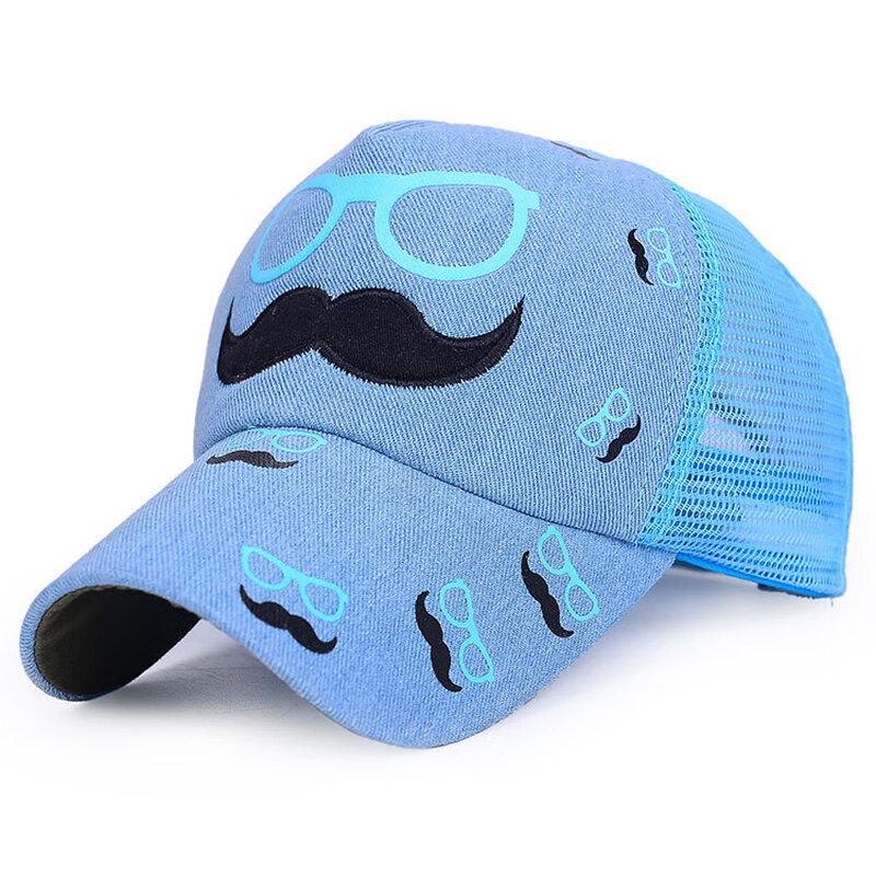 Летняя бейсболка ZHENYUEQI с вышивкой бороды