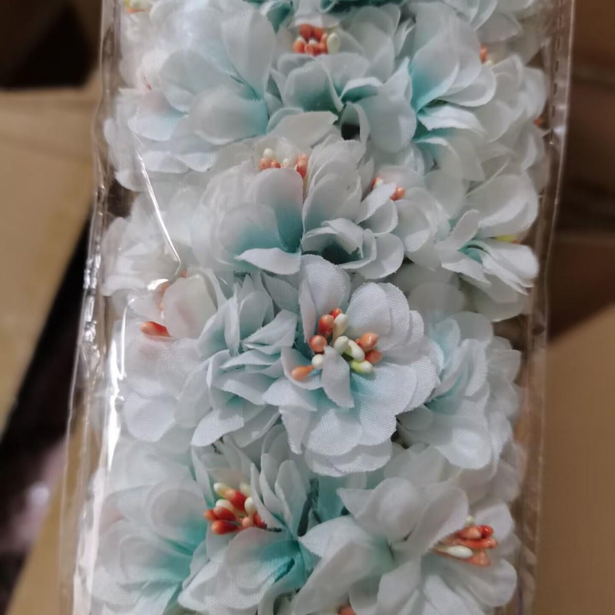 DIY Handmade Small Plum, Apple Blossom & Sunflower Cloth Flower Bouquet & Headwear
