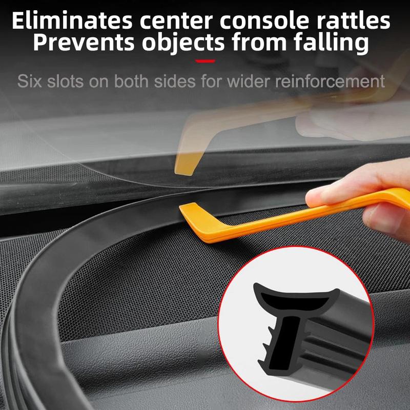 Door Seal Soundproof Kit For Tesla Model Y   -2024 Model 3 - Wind Noise Kit Front Trunk Strip Sealing Set