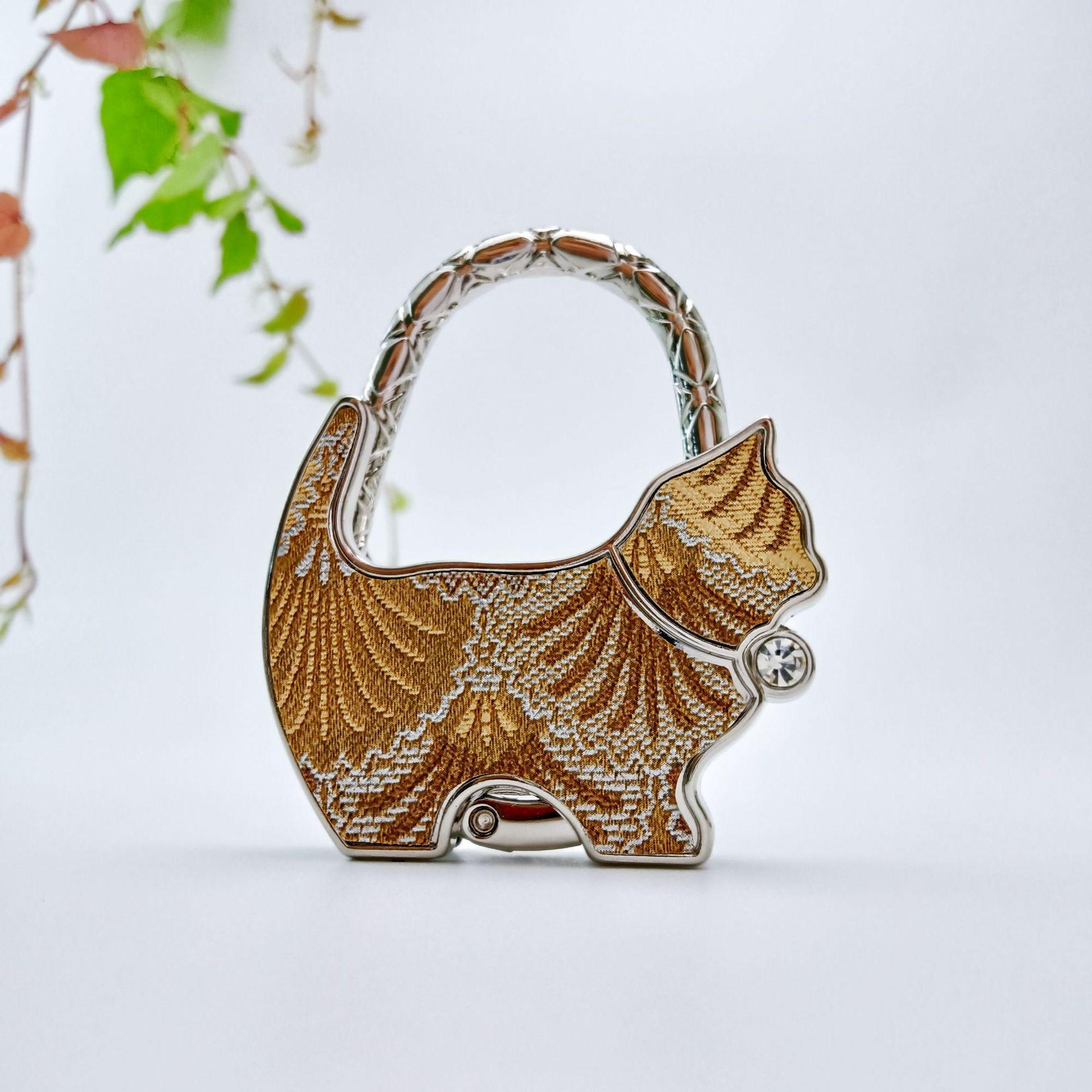 In-Stock Christmas Cat Love Pet Traceless Removable Folding Hanging Bag Buckle