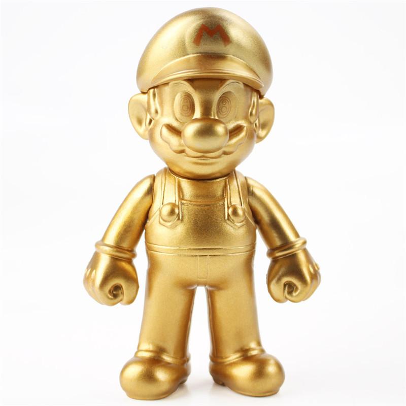 Super Mario Luigi Peach Bowser Yoshi Wario Action Figure Anime Model Toys Cartoon Doll Birthday Gift for Children Kids