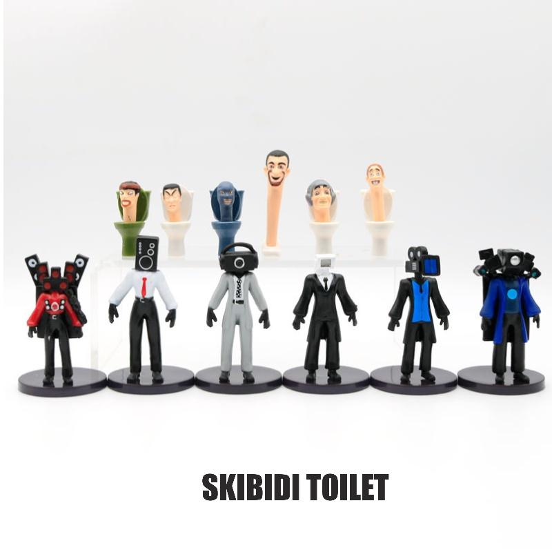 Skibidi Toilet Toy Figures Premium Material 12 Distinct Characters Lifelike And Perfect For Collecting Characters)